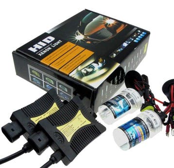 Xenon kit set verlichting H3 10000K 55W + ballast HID slim c, Verzenden