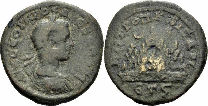 Kappadokien Alexander Severus Caesarea Kaisareia Diassari..., Postzegels en Munten, Munten en Bankbiljetten | Verzamelingen, Verzenden