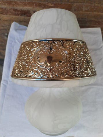 camilletti argenterie - Lampe de table - Argent 925 - Lampe