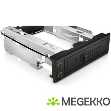 ICY BOX IB-166SSK-B mobile rack 3,5  SATA trayless, Verzenden, Nieuw