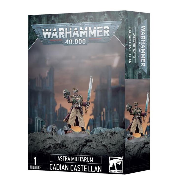 Warhammer 40,000 Astra Militarum Cadian Castellan (Warhammer, Hobby en Vrije tijd, Wargaming, Ophalen of Verzenden