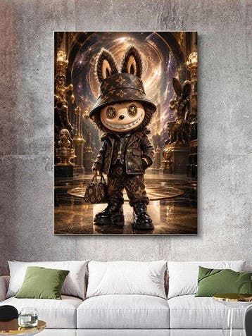 Shayer - Designer Labubu – Luxury Mischief - XL - 60x80cm -