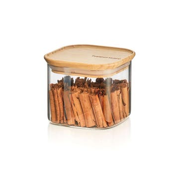 Tupperware Bamboo Glass Storage 550 ml, Verzenden, Nieuw