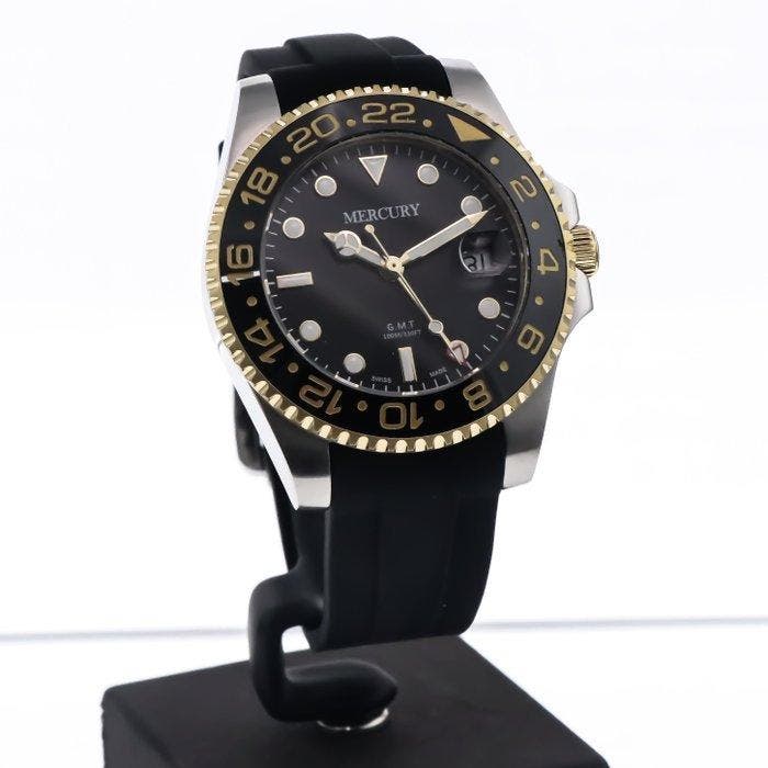 Mercury - Swiss Made Watch - MEM487-SGX-3 - Zonder, Handtassen en Accessoires, Horloges | Heren