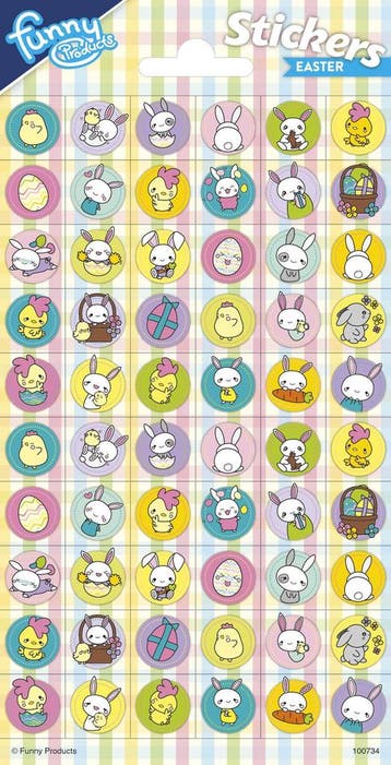 Pasen Stickers Groot, Verzenden, Nieuw