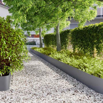 vidaXL Gazonranden 10 st 25x103 cm koudgewalst staal, Verzenden