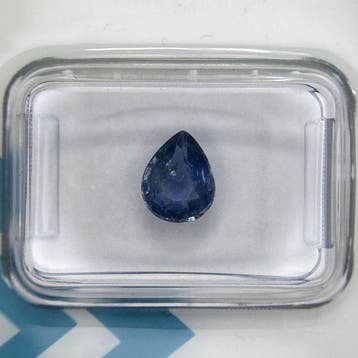 Sans prix de réserve - 1 pcs Bleu Saphir - 1.24 ct -, Handtassen en Accessoires, Nieuw