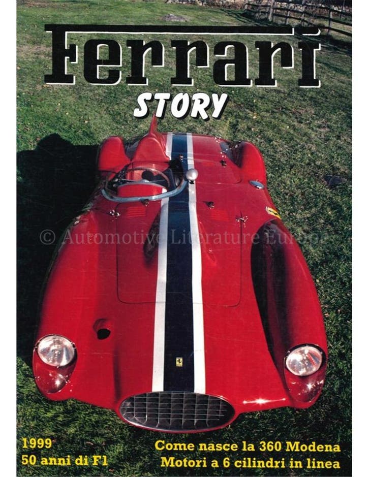 1999 FERRARI STORY MAGAZINE ENGELS | ITALIAANS, Boeken, Auto's | Folders en Tijdschriften