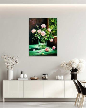 Stefano - Roses by the Window