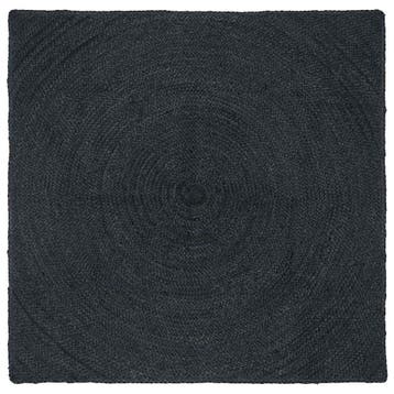 vidaXL Vloerkleden Donkergrijs 160 x 160 cm Jute, Verzenden