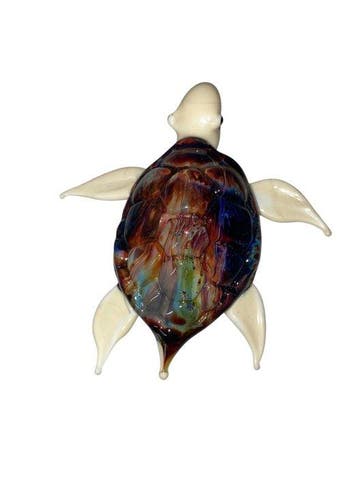 sculptuur, Tartaruga - 3 cm - Glas