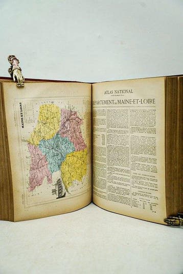 F. De La Brugère et Jules trousset - Atlas national, la