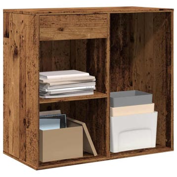 vidaXL Cosmeticakast 80x40x75 cm bewerkt hout oud, Huis en Inrichting, Verzenden, Nieuw