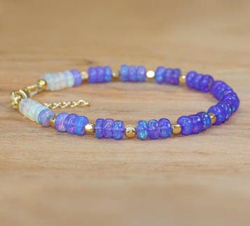 Zilver - Armband - Shaded Opal armband