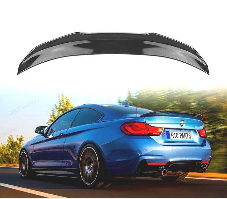 SPOILER BMW F36 GRAN COUPE LOOK PSM NOIR BRILLANT, Auto-onderdelen, Carrosserie, Verzenden