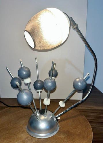 Bureaulamp - Metaal, Plastic, Rubber - Vintage - Space Age