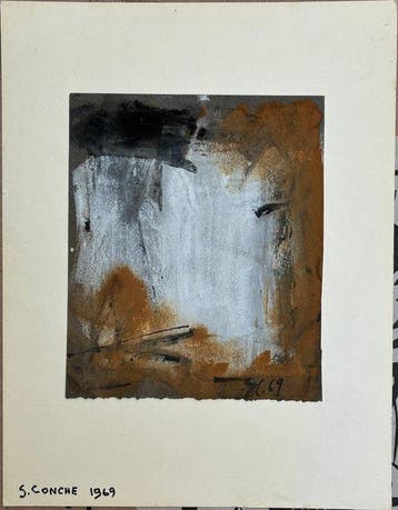 Suzanne Conche (1903-?) - Abstraction (Vendu sans prix de