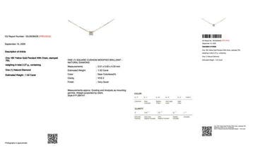 Zonder minimumprijs - Ketting met hanger - 18 karaat Geel