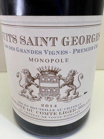 2014 Domaine du Comte Liger-Belair, Clos des Grandes Vignes, Verzamelen, Nieuw