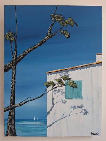 Cyril Beaufils (XX) - Vue sur mer