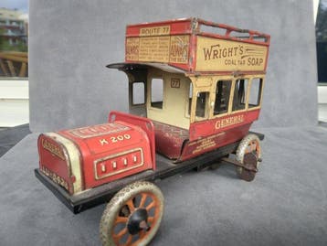Bing - Jouet en étain - London Bus - 1920-1930 - Allemagne