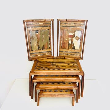 Bijzettafel (6) - Hout