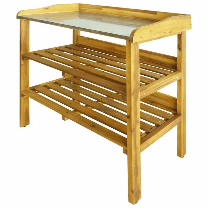 Oppottafel acacia -41% Retour deal! Weg is weg, Jardin & Terrasse, Jardin & Terrasse Autre, Envoi