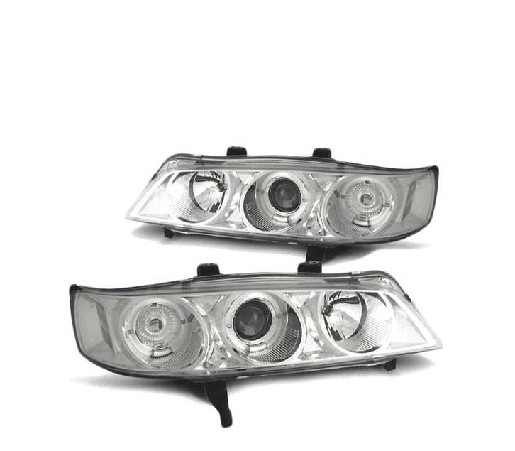 Phares Angel Eyes Pour Honda Accord 94-97 Chromé Usa, Auto-onderdelen, Verlichting, Verzenden
