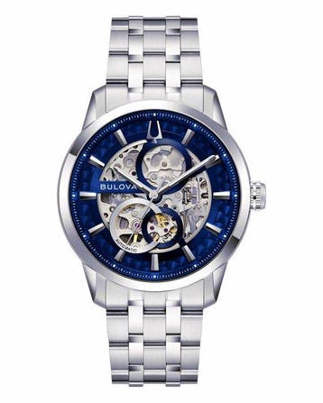 Bulova - Collezione Surveyor Automatic Skeleton Blue Edition