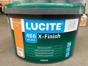 2x (24x) Dörken Lucite - X-Finish - Pot verf 12L..., Doe-het-zelf en Bouw, Nieuw