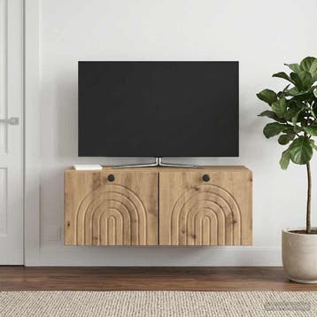 vidaXL Wandmontage TV-kast 78,5 x 41 x 30 cm Artisanaal, Verzenden