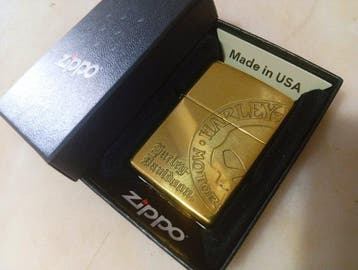Zippo, Harley Davidson Skull Full Brass - Special Edition -