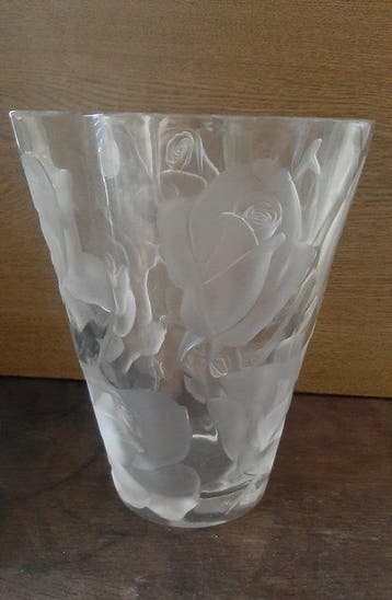 Lalique - Vase - Ispahan - Cristal, Antiquités & Art