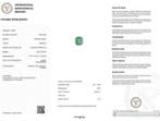 1 pcs Vert Émeraude - 5.52 ct - International Gemological