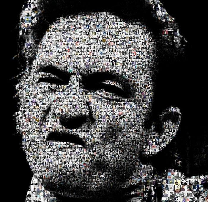 David Law - Crypto Johnny Cash, Antiquités & Art, Art | Objets design