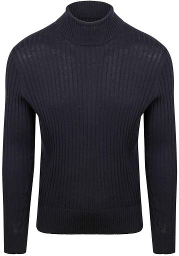 Suitable Coltrui Rib Merino Navy maat Maat 48/50 (M) Heren, Verzenden