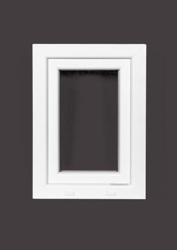 PVC raam draai kiep b50xh70 cm wit, Gevelraam of Ruit, Minder dan 80 cm, Minder dan 80 cm, Nieuw