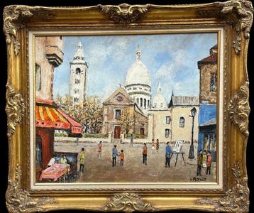 Louis Peyrat (1911-1999) - Sacré cœur à Montmartre