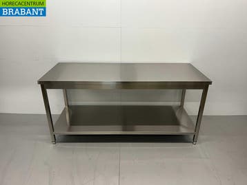 HCB RVS Werktafel Tafel Basic-line 180 x 70 x 85 cm Horeca, Ophalen of Verzenden