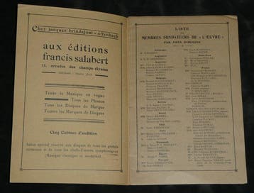 Van Dongen - Programme Théâtre de l’Œuvre - L’Annonce faite
