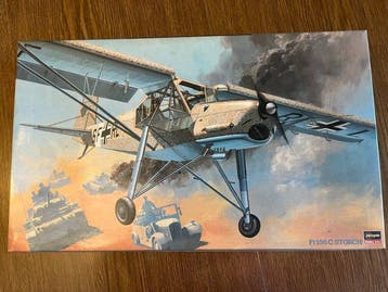 Hasegawa 1:32 - Model militair voertuig (3) - Fi156C STORCH;, Nieuw
