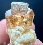 Topaas Kristalen - Hoogte: 24 mm - Breedte: 20 mm- 8.2 g -, Verzamelen, Mineralen en Fossielen