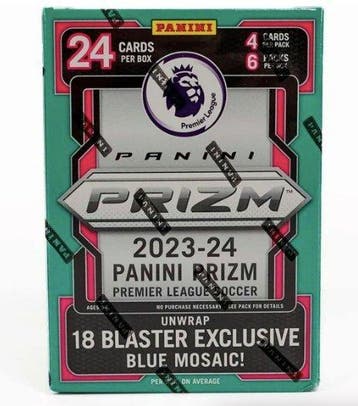 2023/24 Panini - Prizm Premier League EPL Soccer Blaster Box, Verzamelen, Nieuw
