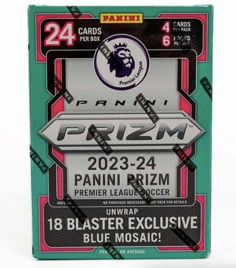 2023/24 Panini - Prizm Premier League EPL Soccer Blaster Box, Collections, Autocollants