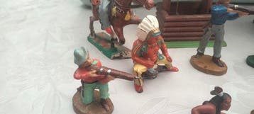 DDR Masse - Speelgoed DDR Masse Indianer Cowboys Wild West, Nieuw