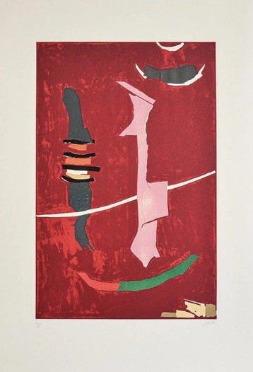 Andre Lanskoy (1902 - 1976) - Rosso dal Journal dun