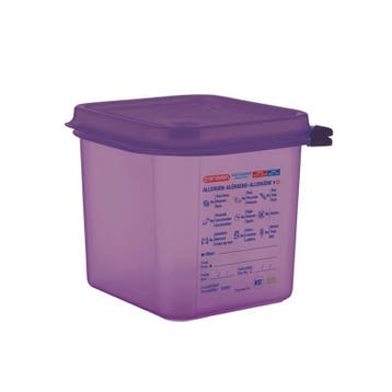 Voedseldoos polypropyleen 2,6L | 1/6 GN | 176x162x150(h)mm, Verzenden