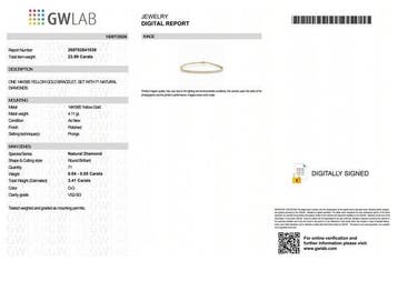Zonder minimumprijs - Armband - 14 karaat Geel goud -