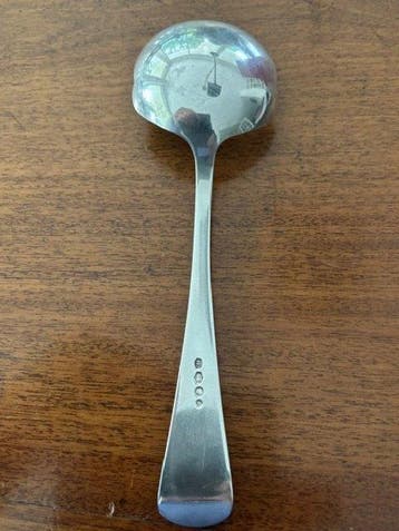 Vab Kempen - Aardappel lepel - Parel - .833 zilver, Antiek en Kunst