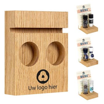 BLOC Solid - Menukaarthouder Eikenhout Ø 44 mm, Diepte 5 mm,, Verzenden, Nieuw in verpakking